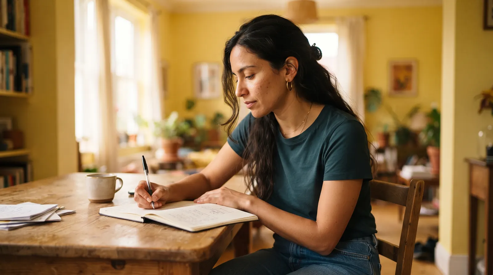 A notebook in morning light, the clarity of having your business organised